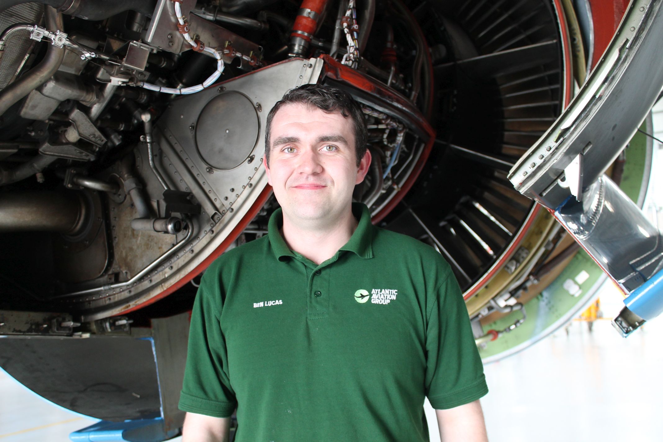 Ben Lucas winner of the IrelandSkills competition for Aircraft Maintenance